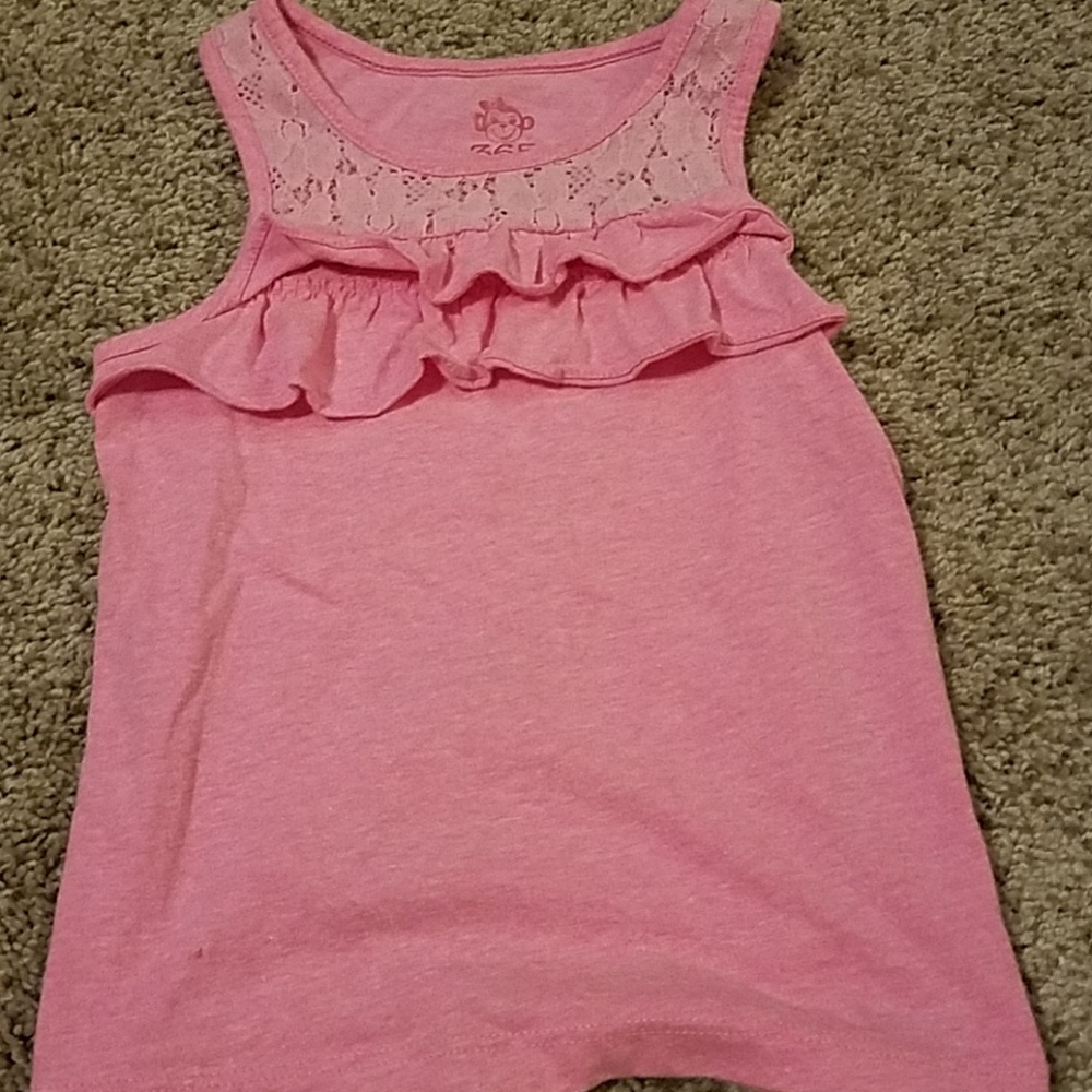 Girls pink tank top
